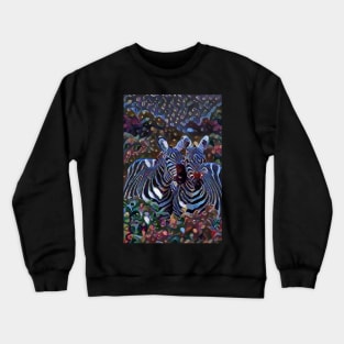 Zebra Snuggles Crewneck Sweatshirt